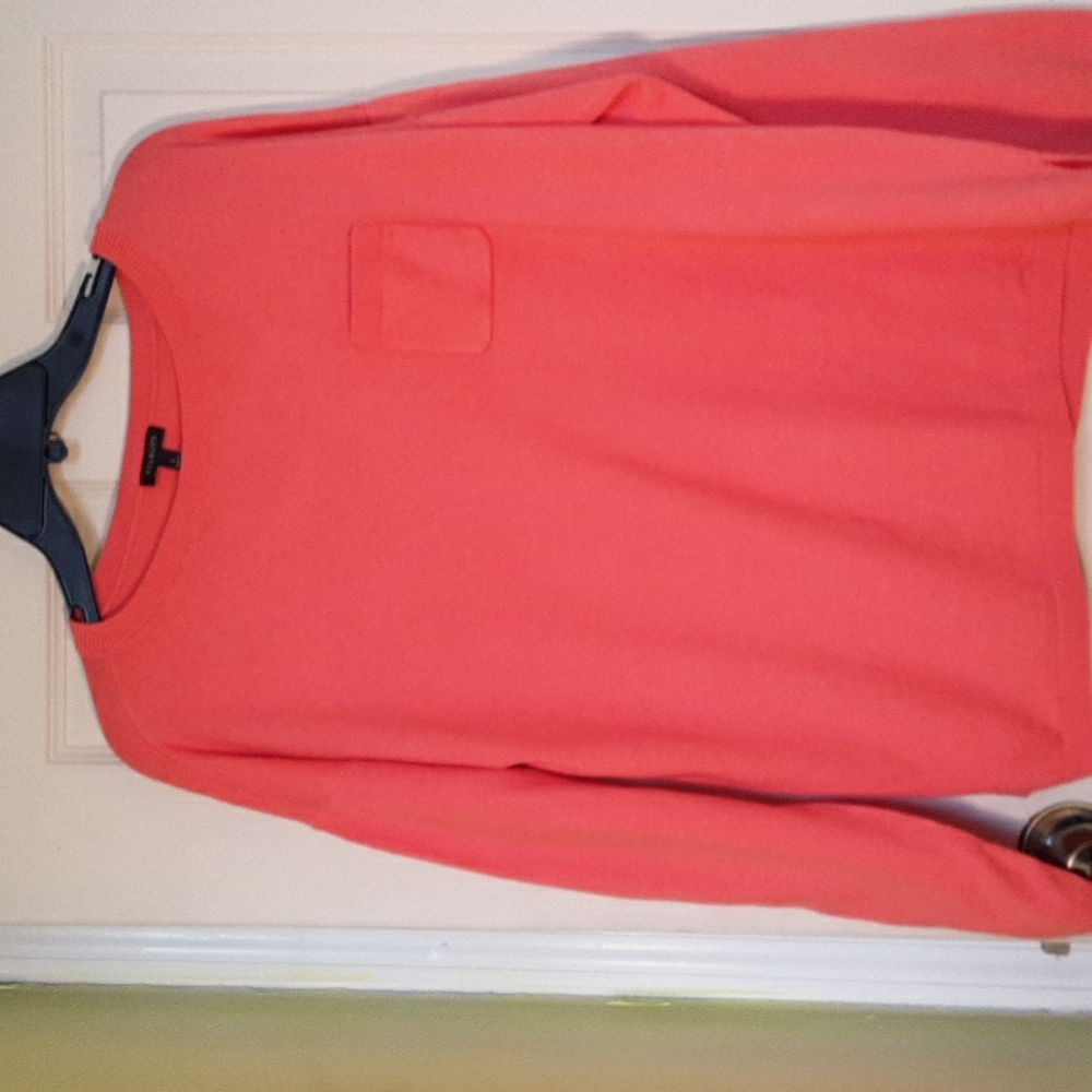 Talbot sweater size L. Color: Coral.  Long sleeve